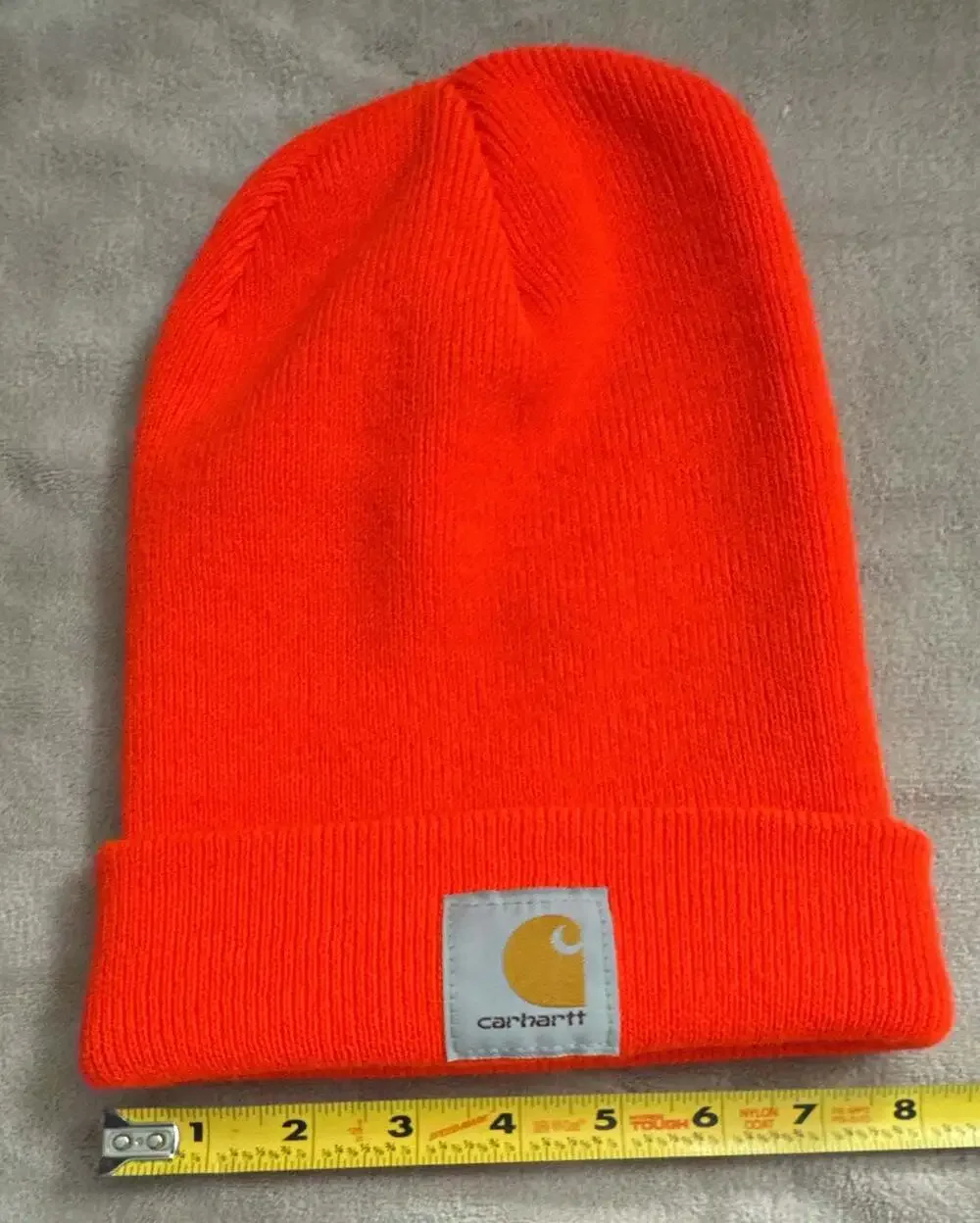 Carhartt A18 Acrylic Watch Hat in Brite Orange